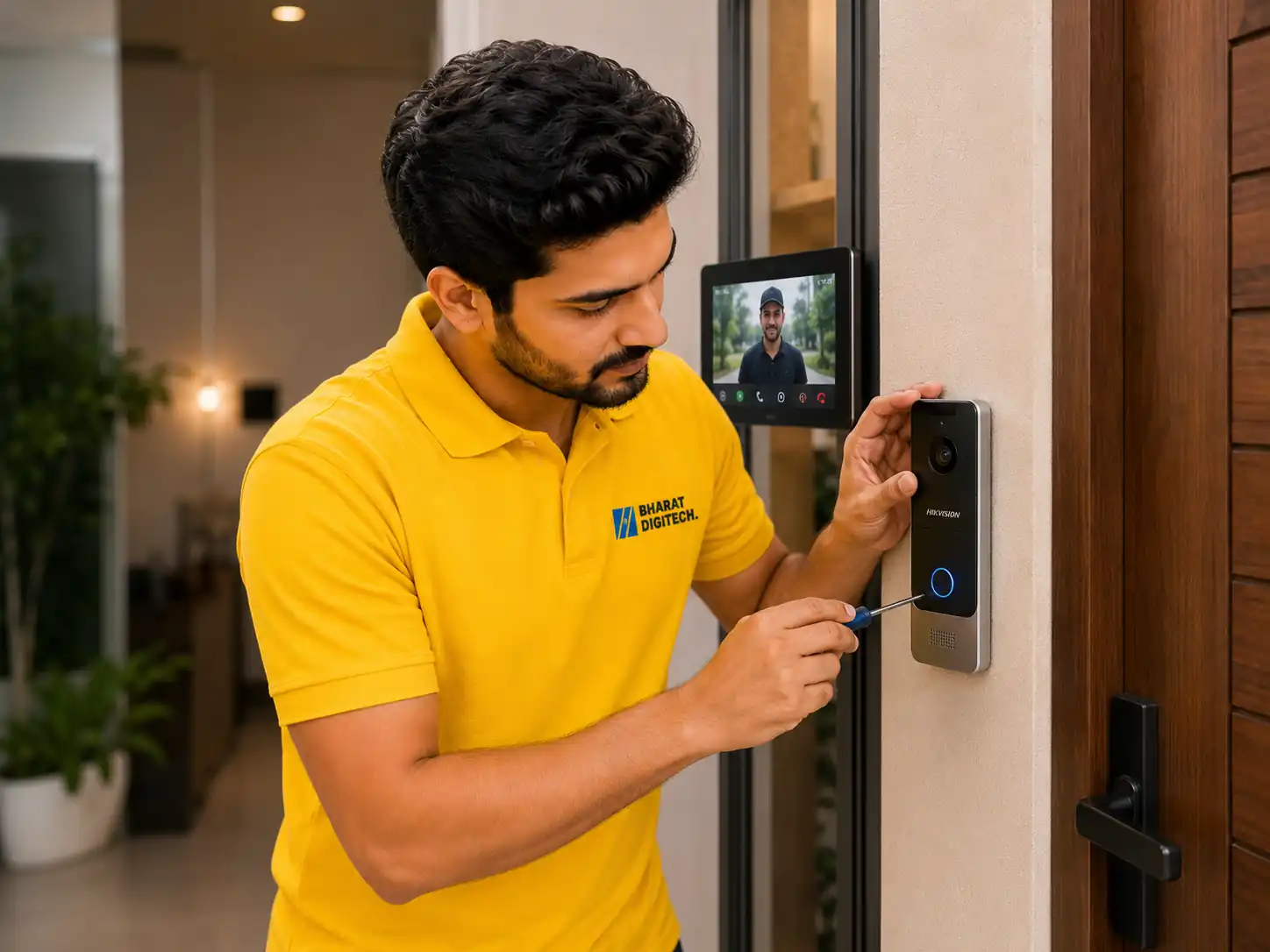 Video Door Phone Bell support by Bharat Digitech